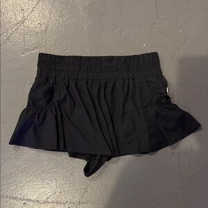 Women's Black Athletic Shorts